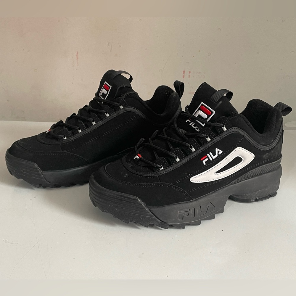 Fila Disruptor Black and White